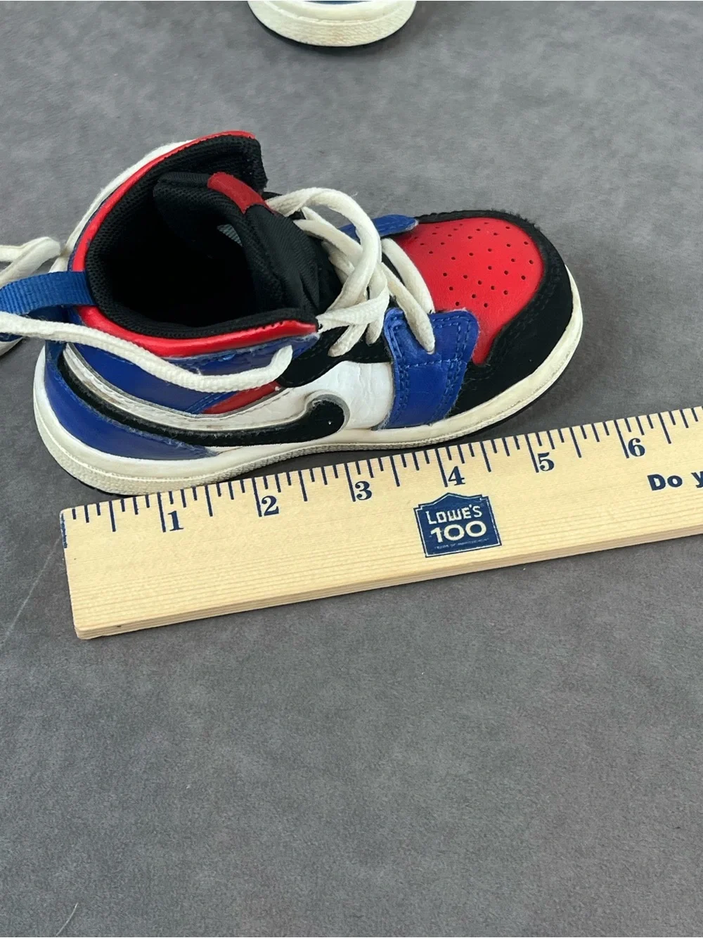 Nike Kids Red, Blue & Black High-Top Sneakers